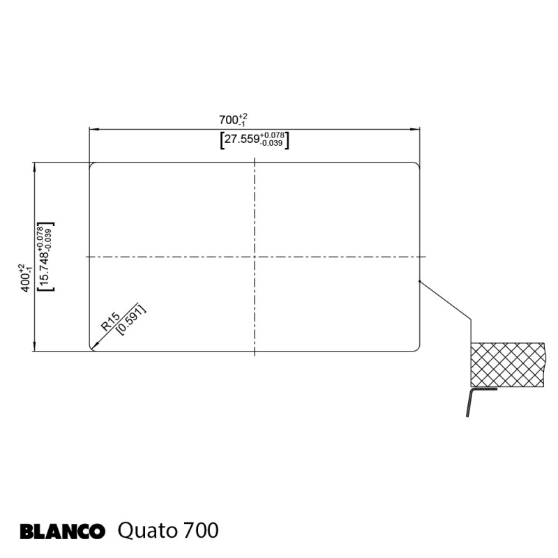 Diskho Quato - Borstat rostfritt