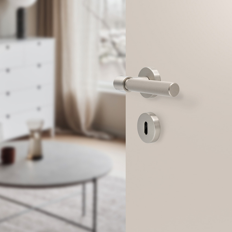 Dörrhandtag Helix 200 - Rostfri look