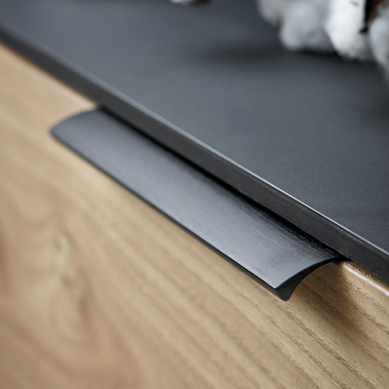 Profilhandtag Edge Straight - Antik brons