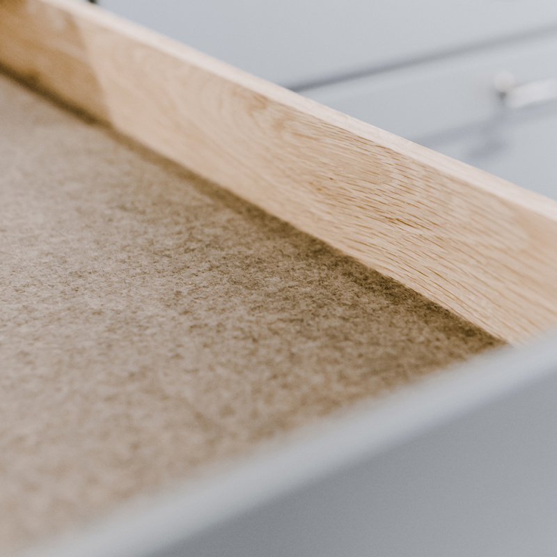 Filtmatta på rulle - Hasselnöt