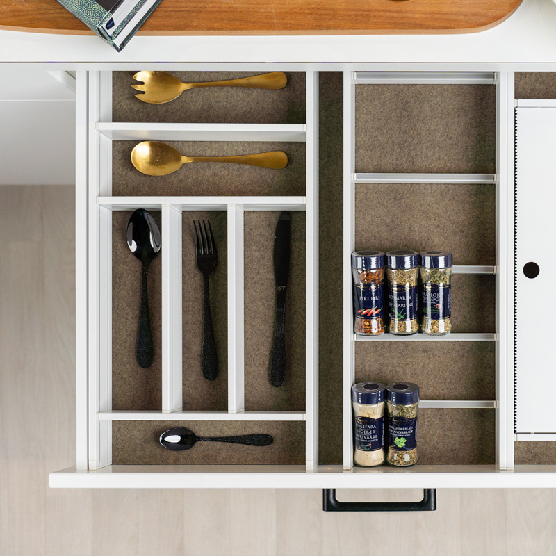 Filtmatta på rulle - Hasselnöt