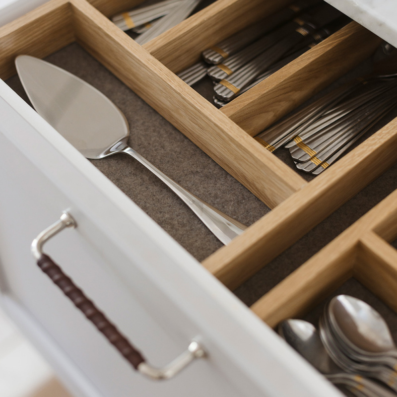 Filtmatta på rulle - Hasselnöt