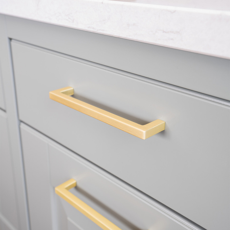 Handtag 0143 - Borstad mässing