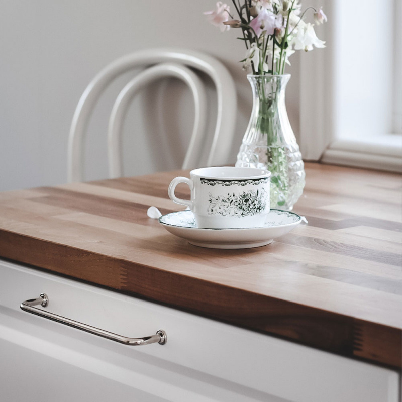 Handtag 1353 - Förnicklad