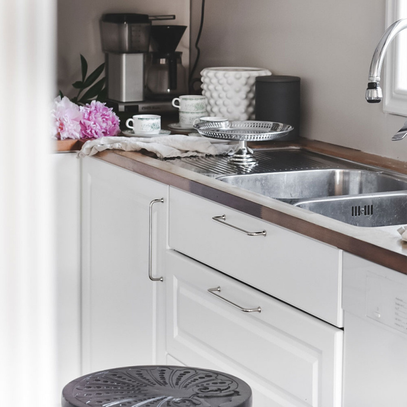 Handtag 1353 - Förnicklad