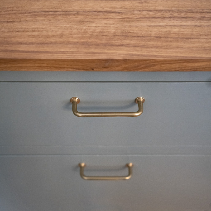 Handtag 1353 - Obehandlad Mässing