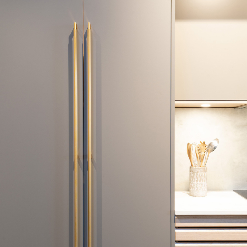 Handtag Arpa - Borstad mässing