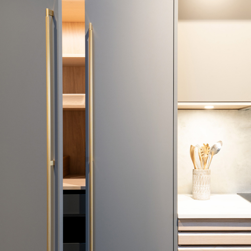 Handtag Arpa - Borstad mässing