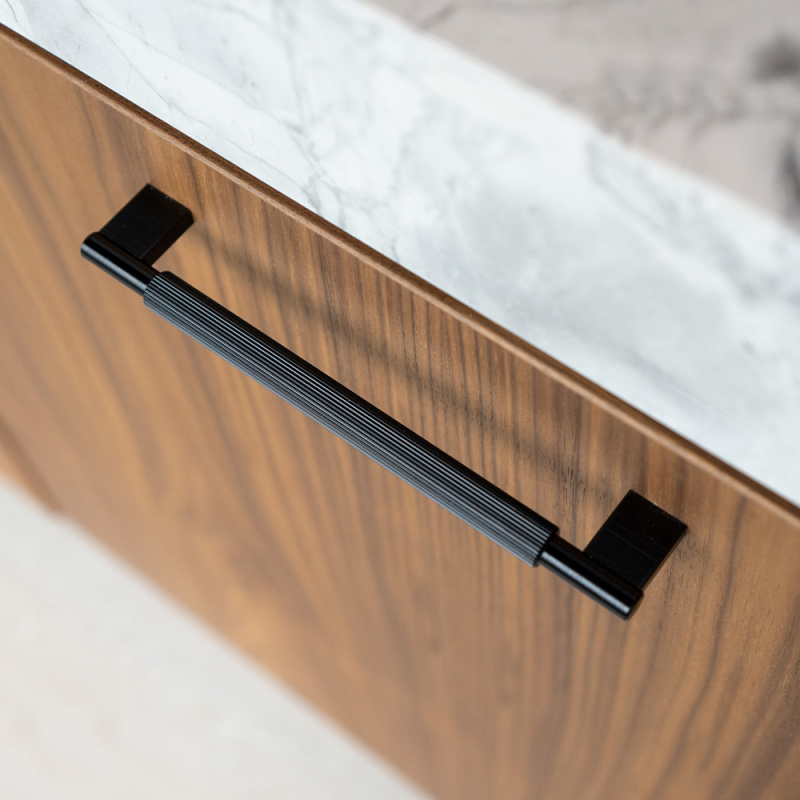 Handtag Arpa - Borstad svart