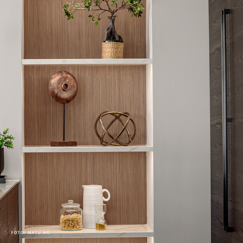 Handtag Arpa - Borstad svart