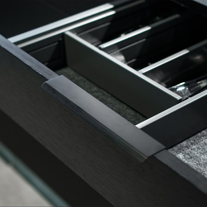 Handtag Curve - Mattvit