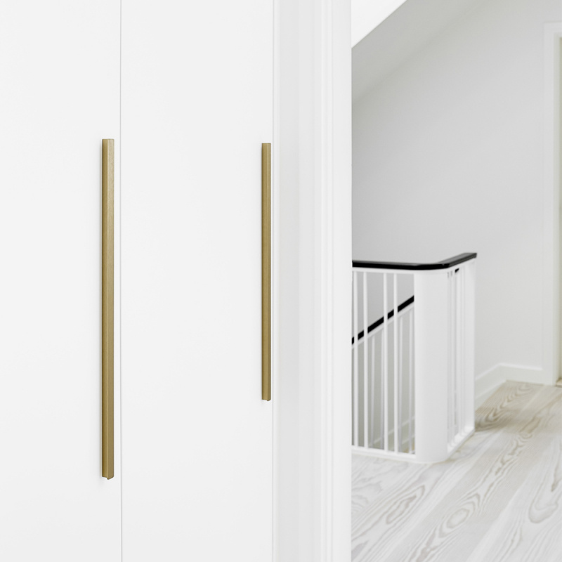 Handtag Elan - Borstad svart