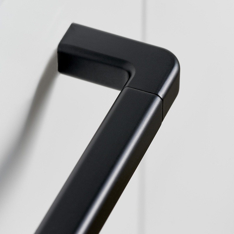 Handtag Mango - Borstad svart