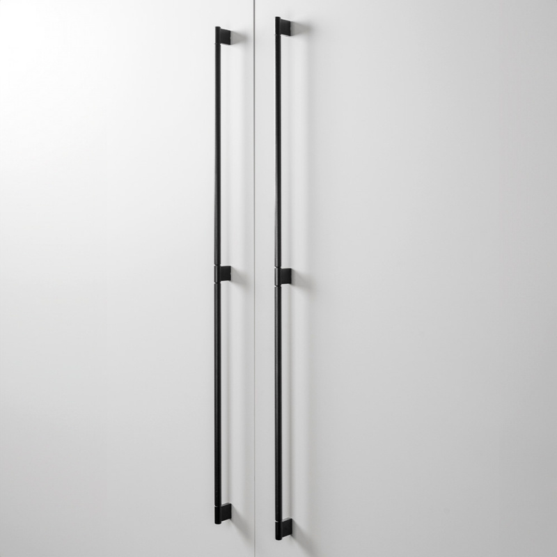 Handtag Point - Borstad svart