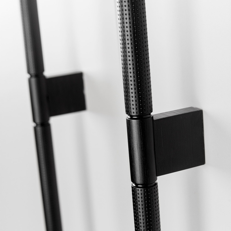 Handtag Point - Borstad svart