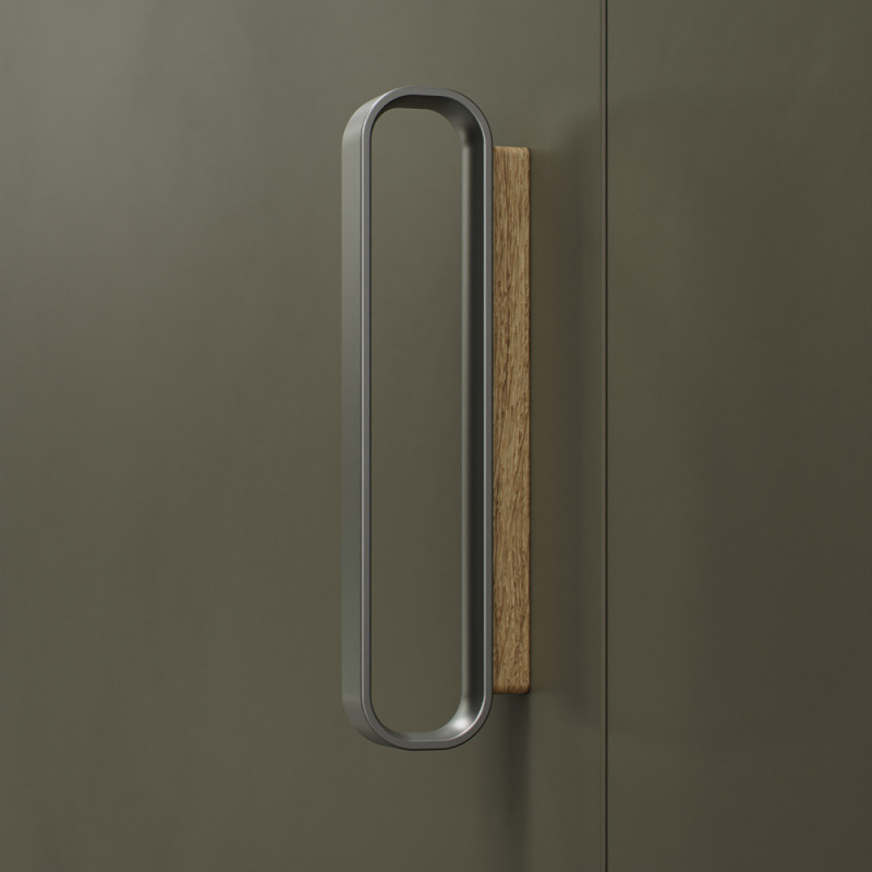 Handtag Race - Ek/rostfri look