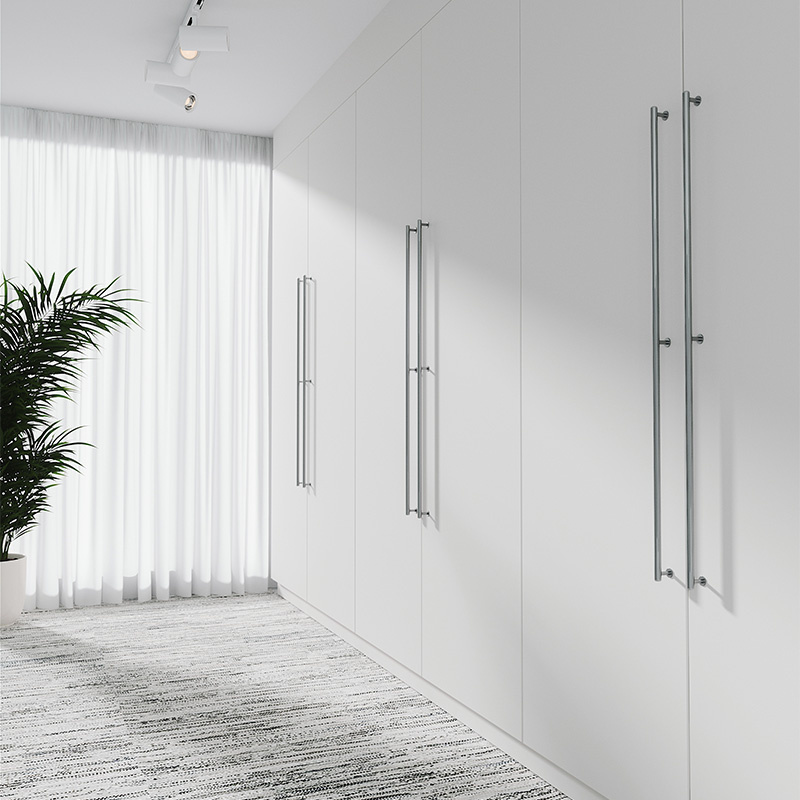 Handtag Rille - Rostfri look