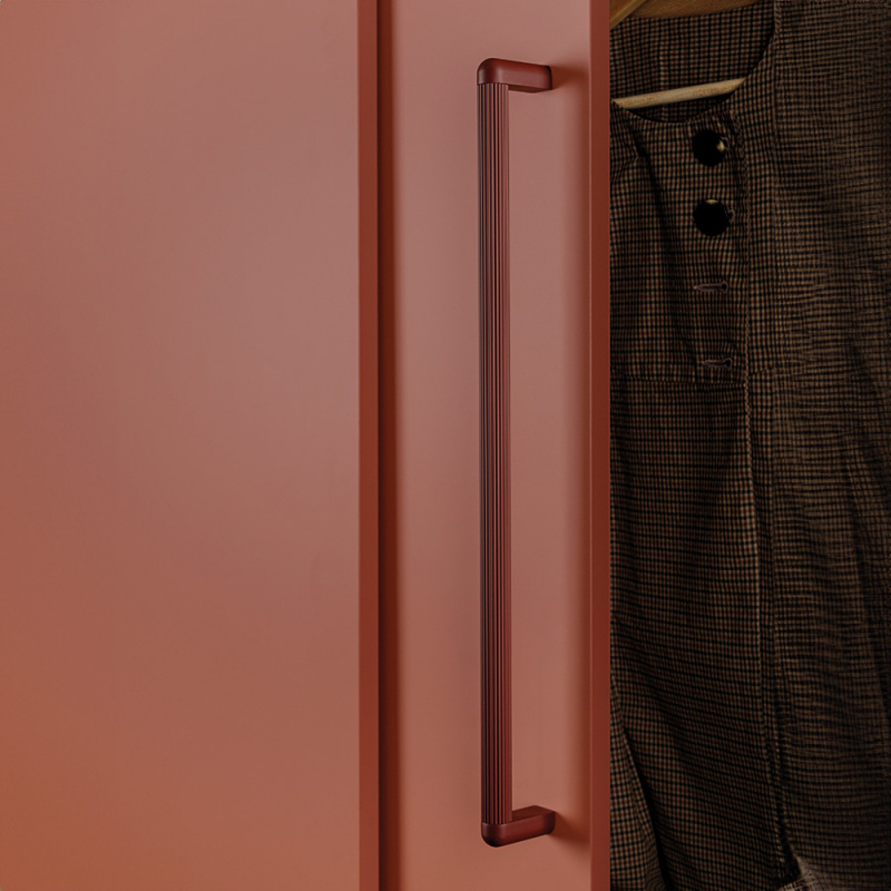 Handtag Riss big - Vulkanröd