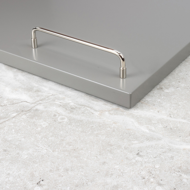 Handtag Spira - Förnicklad