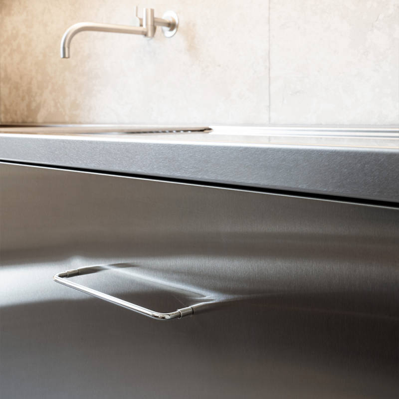 Handtag Spira - Förnicklad