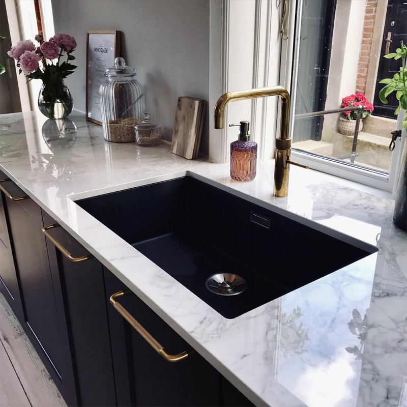 Handtag Helix mässing. Foto: maschavang.dk