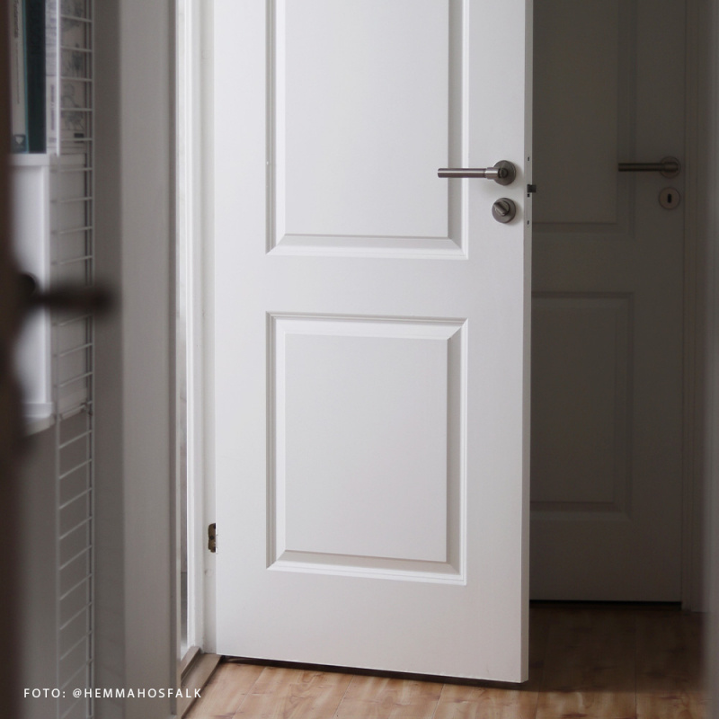 Dörrhandtag Helix 200 Plain - Rostfri look