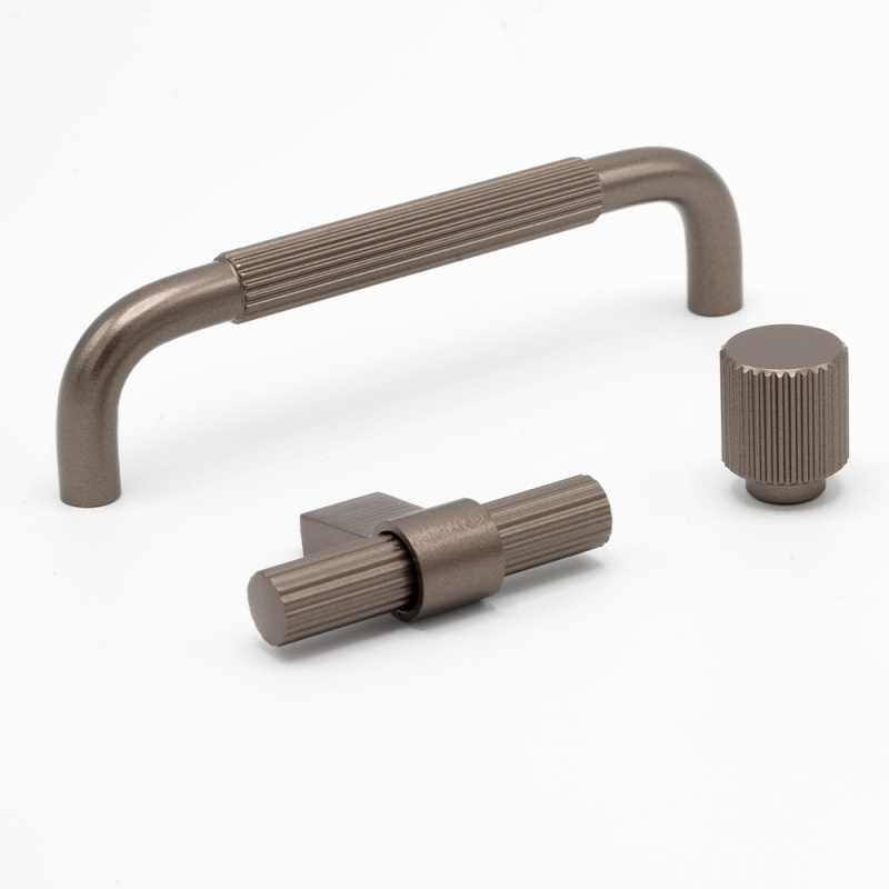 Handtag Helix Stripe - Mörk brons