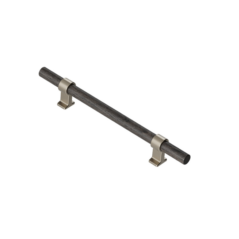 Handtag Bond - Mörkbetsad ek/Borstad mässing