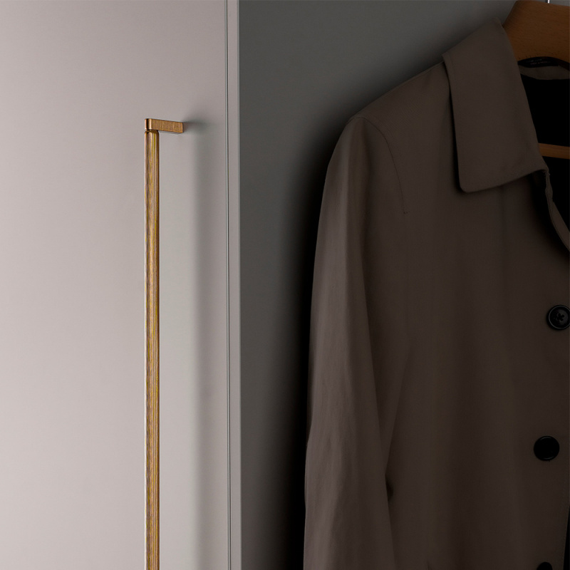 Handtag Brooklyn - Mörk borstad mässing