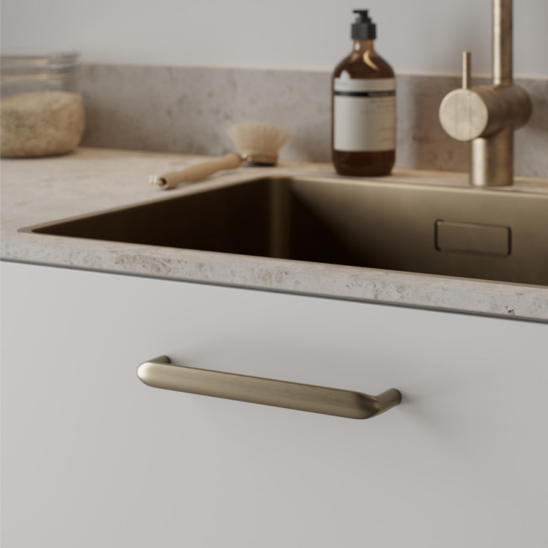 Handtag Cobra - Borstad mässing