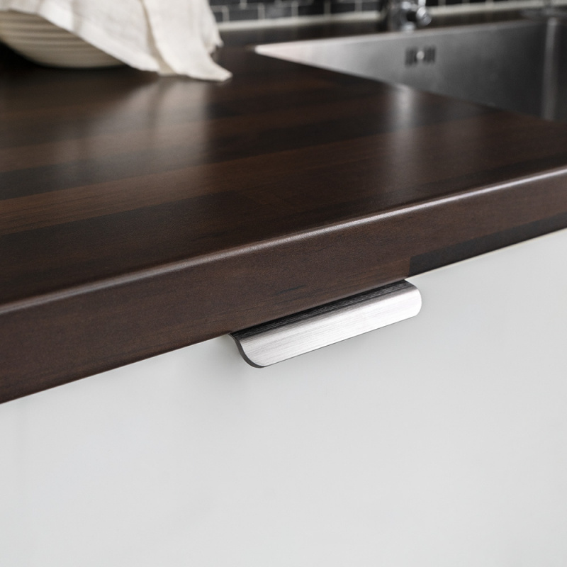 Profilhandtag Roundy - Rostfri look