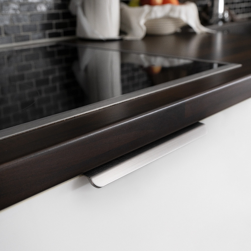 Profilhandtag Roundy - Rostfri look