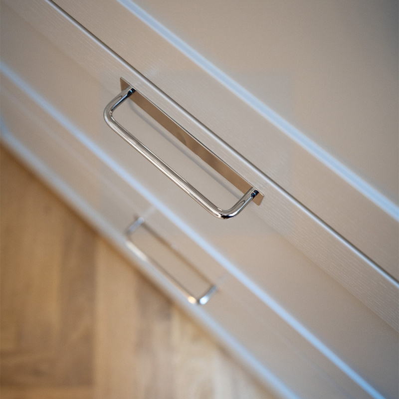 Handtag Royal - Förnicklad