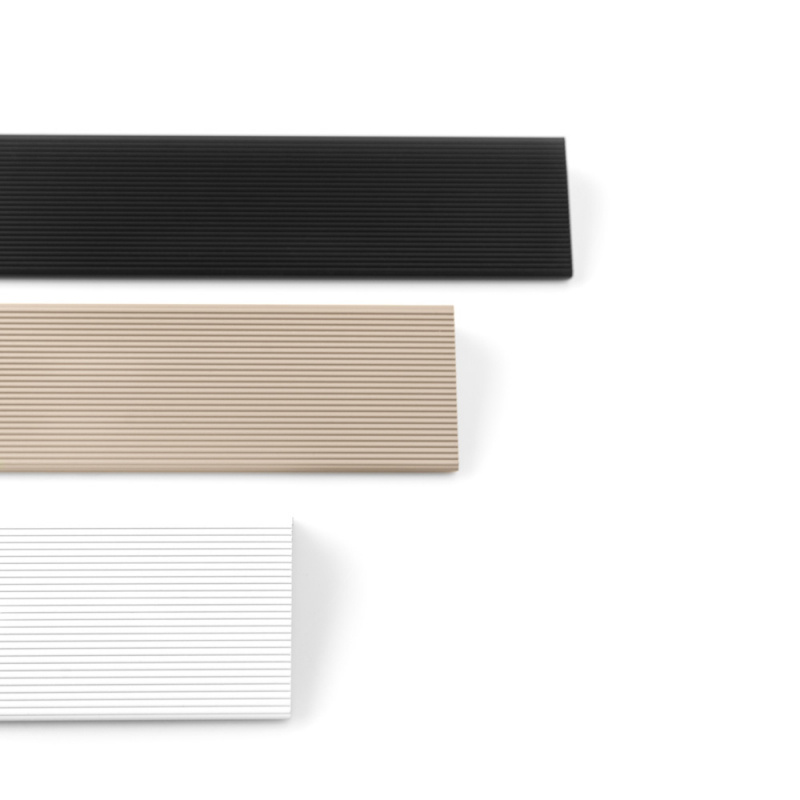 Profilhandtag Square Aqua - Vit