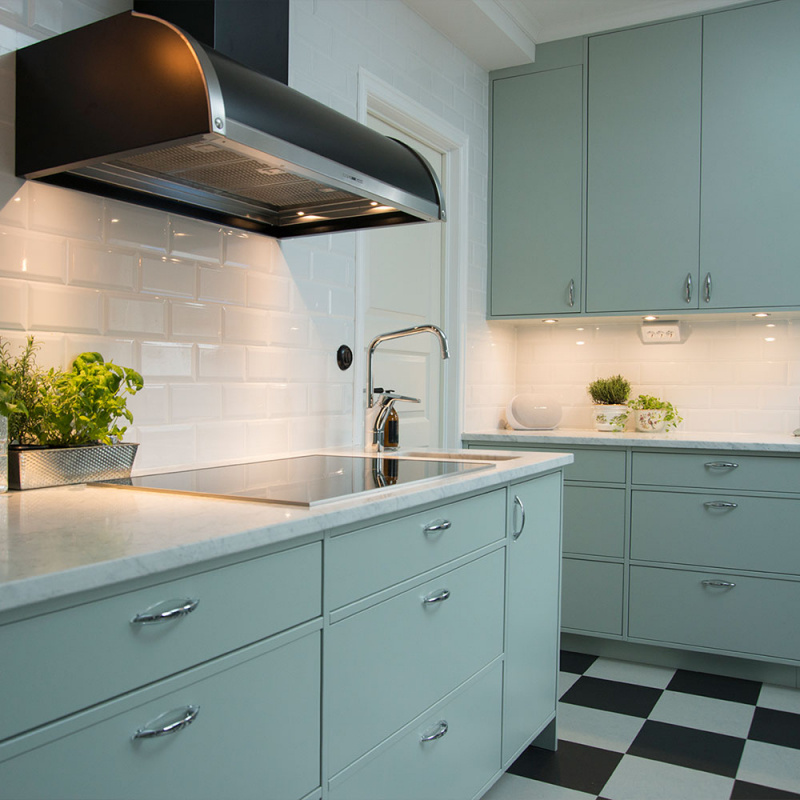 Handtag Stil 555 i vackert kök från Forma Kök