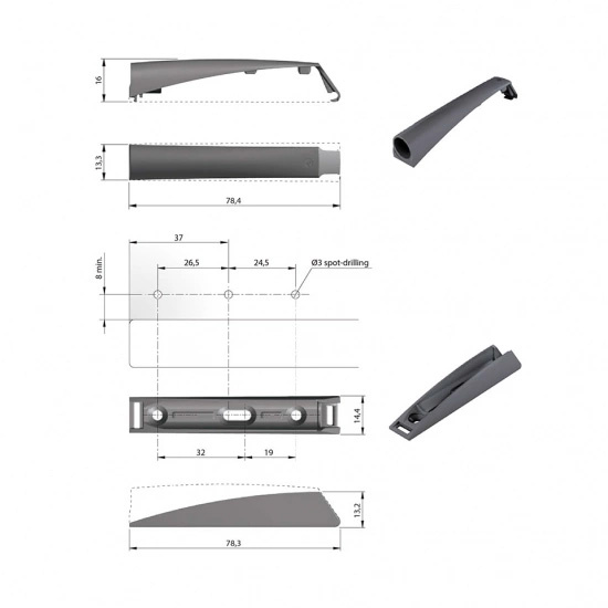 Lucköppnare K-Push - Komplett - Magnet