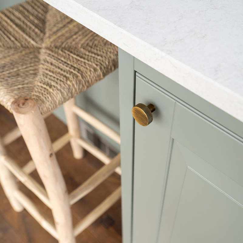 Knopp Flat - Antik brons