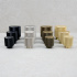 Knopp Helix - Antik Brons Knopp Helix