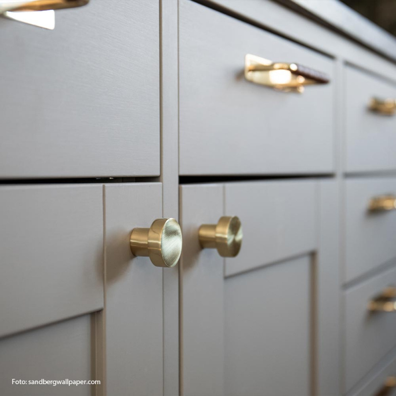 Knopp Mood Polerad Mässing