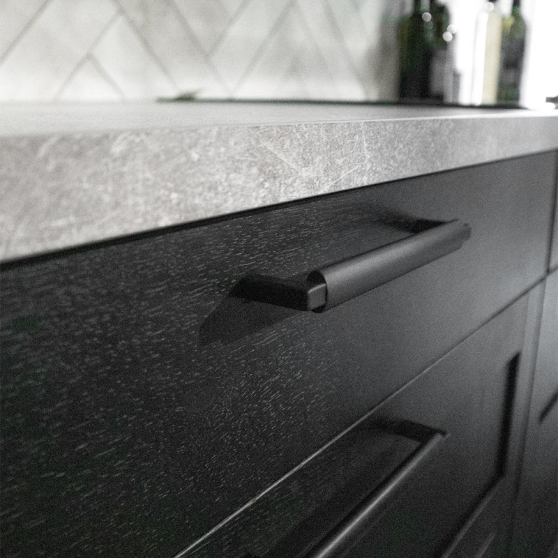 Handtag Lecco - Mattsvart