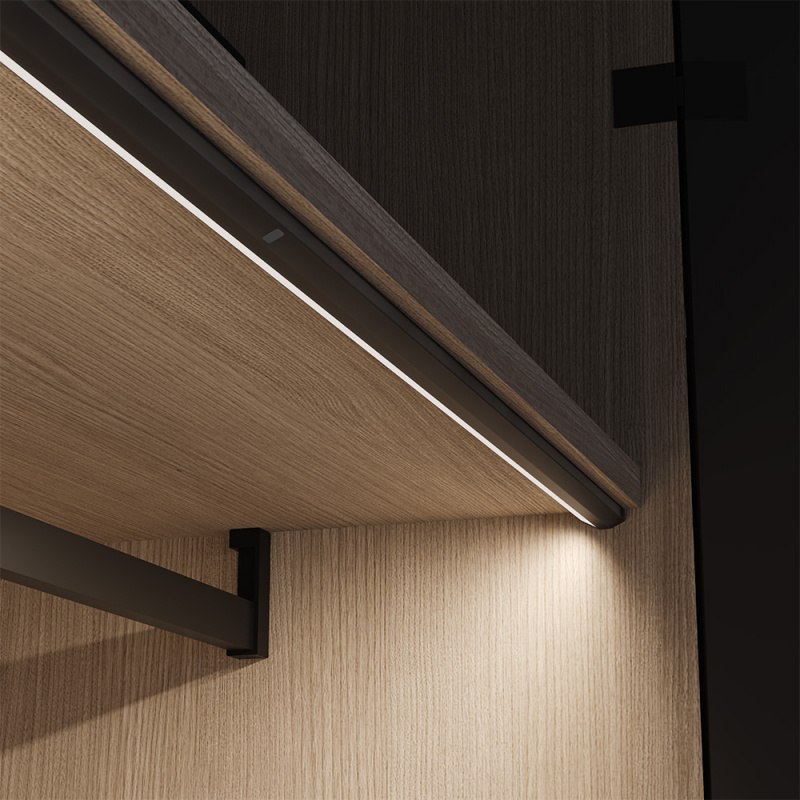 LED-profil Sidy UHE IFR DX - Svart