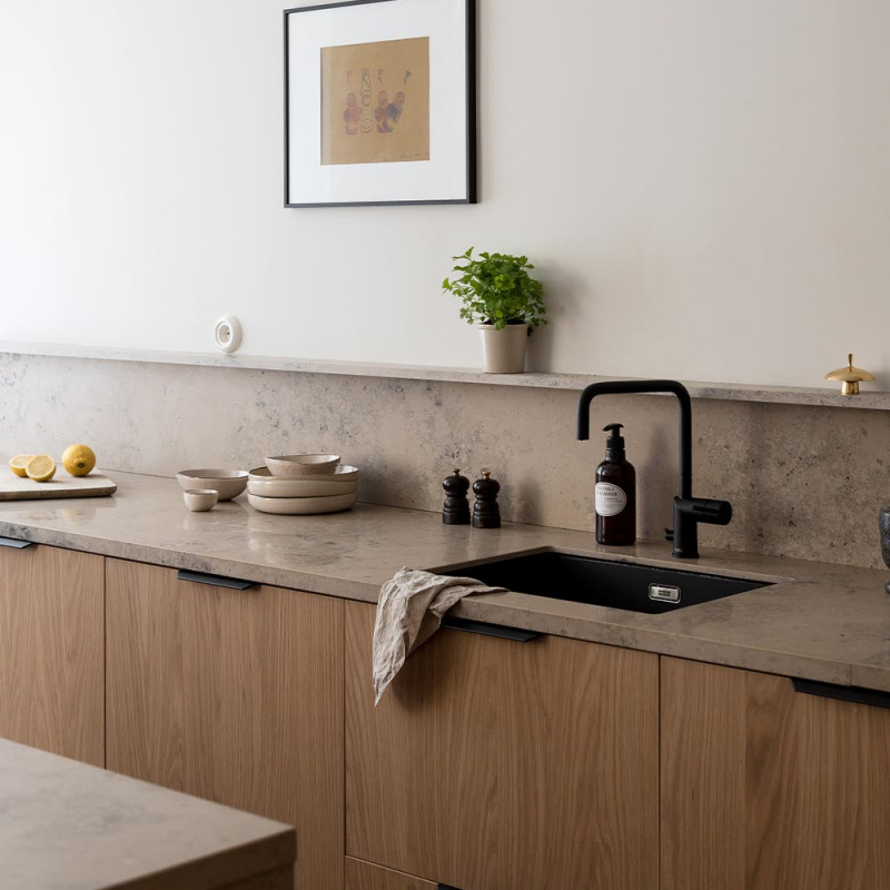 Handtag Vann mattsvart hemma hos Elin Skoglund