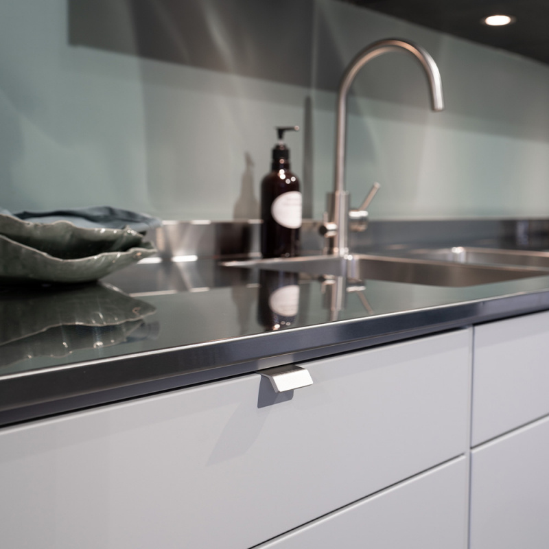 Profilhandtag Side - Rostfri look