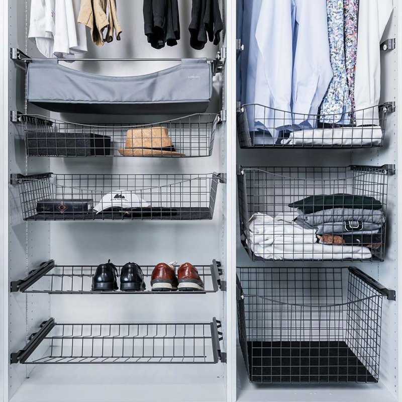 Skohylla Låg - Mörkgrå