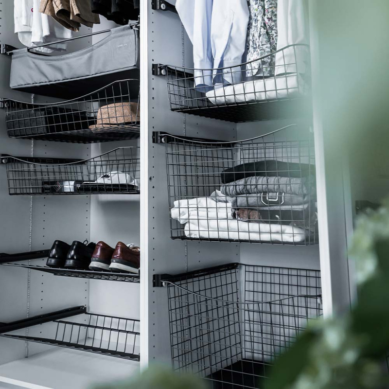 Skohylla Låg - Mörkgrå