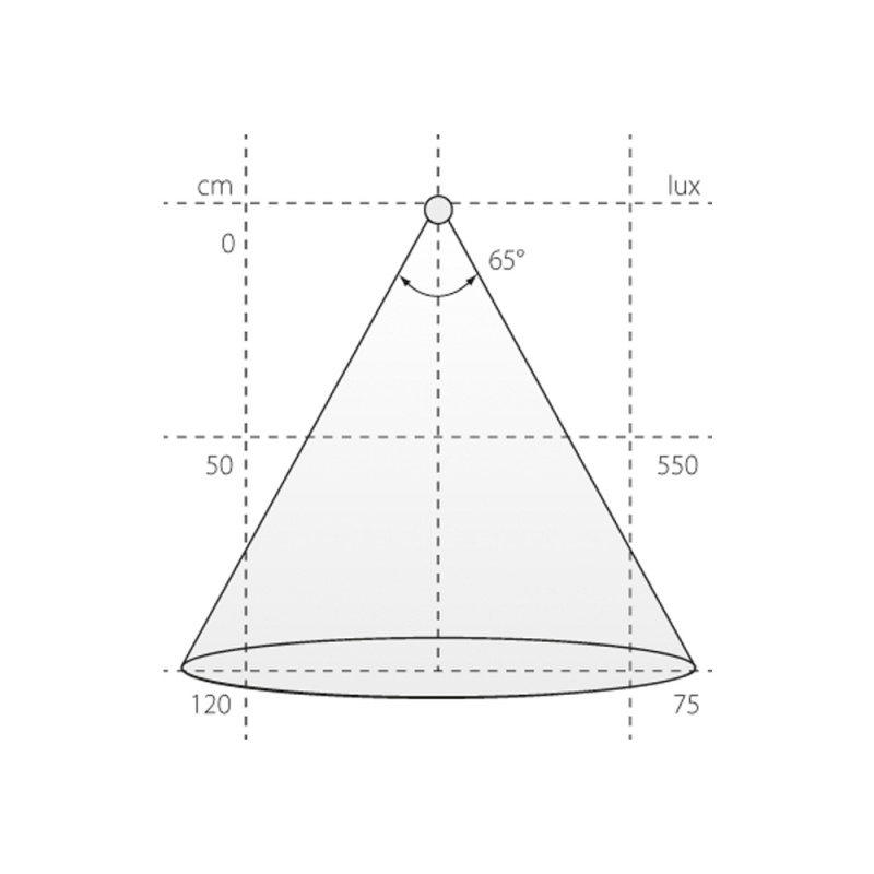 LED-spot Stella Flat - Rostfri look