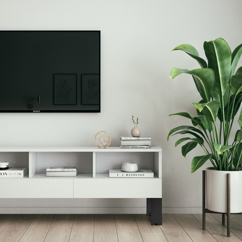 Stödben Fonda 6005 - Mattsvart