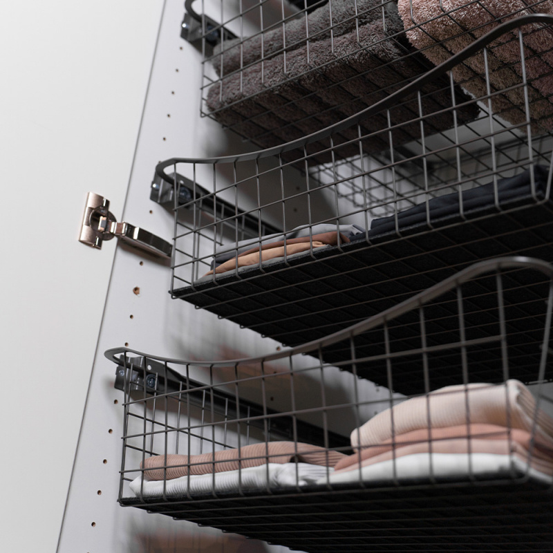 Trådback 150 - Mörkgrå