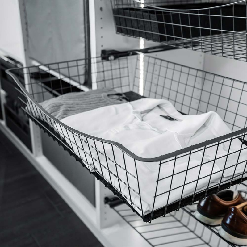 Trådback 150 - Mörkgrå