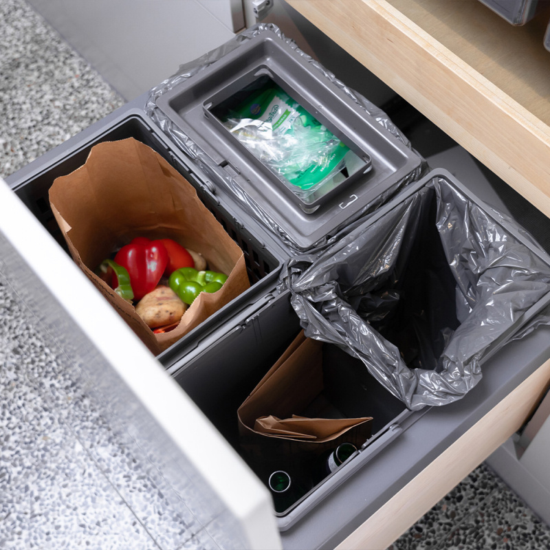 Källsortering Trend Highside Eco - Mörkgrå